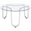 Ensemble de tables basses chromées 3 pièces