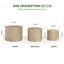 Ensemble de 3 tables basses gigognes-395620549