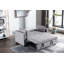 Causeuse convertible 3-en-1 avec poche latérale, idéale pour les espaces de vie compacts et confortables