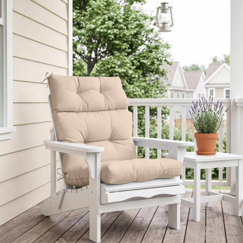 Indoor/Outdoor Seat/Back Cushion, Beige