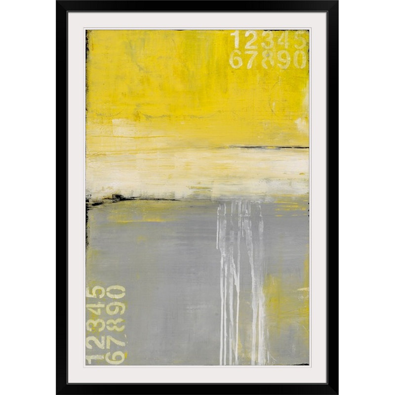 «Hampton Sun», reproduction, H 26 po x l 20 po x P 1 po, Cadre noir
