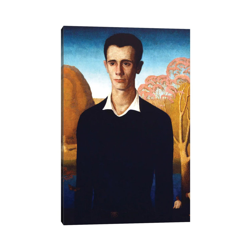 Arnold Comes of Age by Grant Wood - 1 Piece Wall Art on Canvas, 101.6 cm H x 66.04 cm W x 3.175 cm D, Does Not Apply