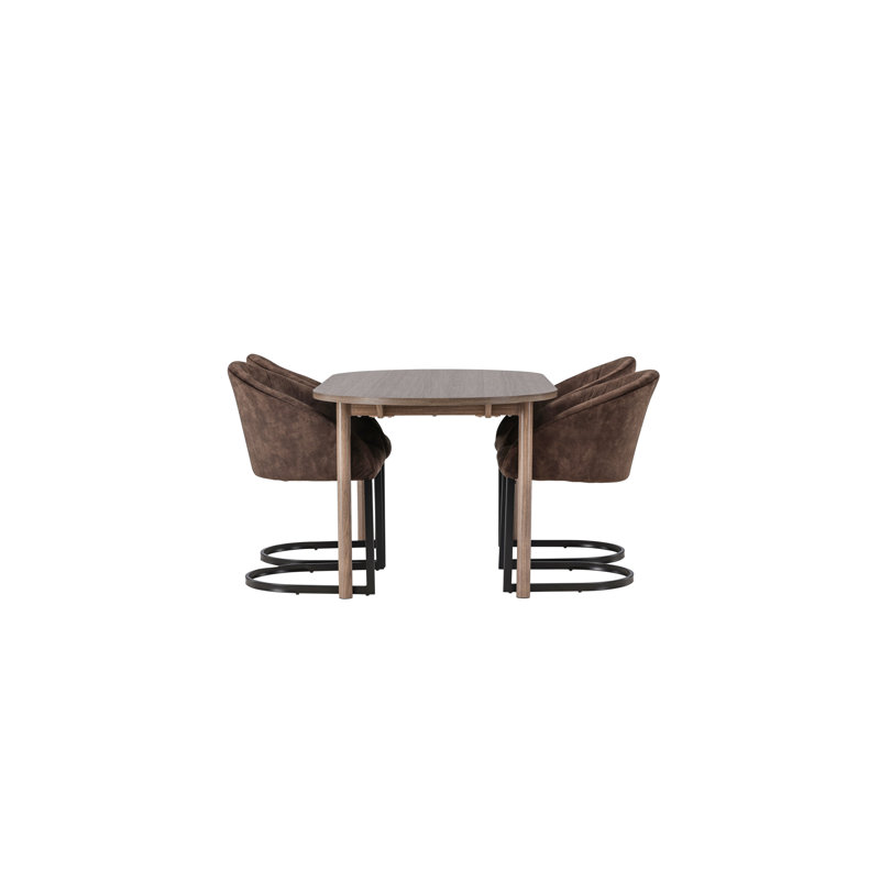 Romainville 4 - Person Dining Set