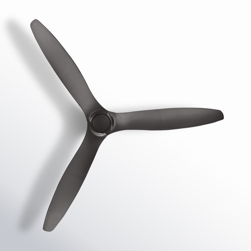 Viceroy 52in 3-Blades Indoor Ceiling Fan with Remote Control, Black