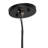 3 - Light Solar Black Drum Pendant