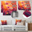 Neon Meadow en contrastes vifs Pop Art - fleurs sauvages, décoration murale en métal-294147777