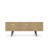 Liberty 71" Mid-Century Modern TV Stand with 4 Shelves and 1 Drawer for TVs up to 65" in White and Rustic Brown-178335526