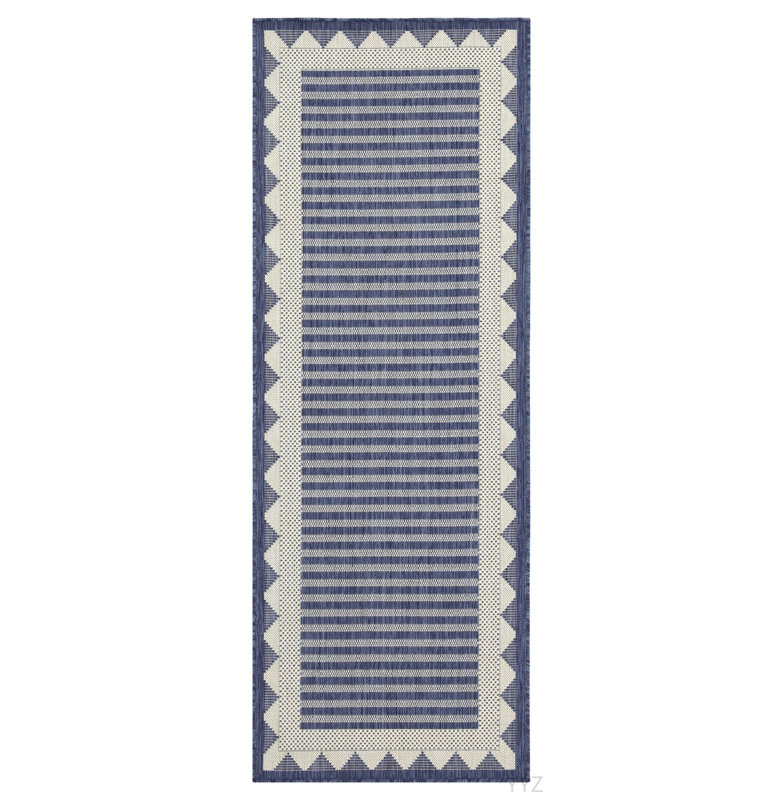 Sunshine GC_HAR2013 Blue 5 Ft. 3 In. X 7 Ft. 3 In. Indoor/Outdoor Area Rug, Rectangle 5'3" x 7'3"