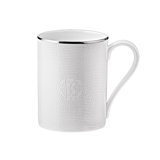 Mug Cup LIZARD PLATIN in Luxury Box diam. 2.5in, H 3.3in, cap. 12.5 oz