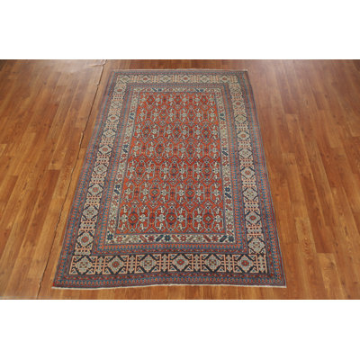 Tapis à teinture géométrique antique Kazak