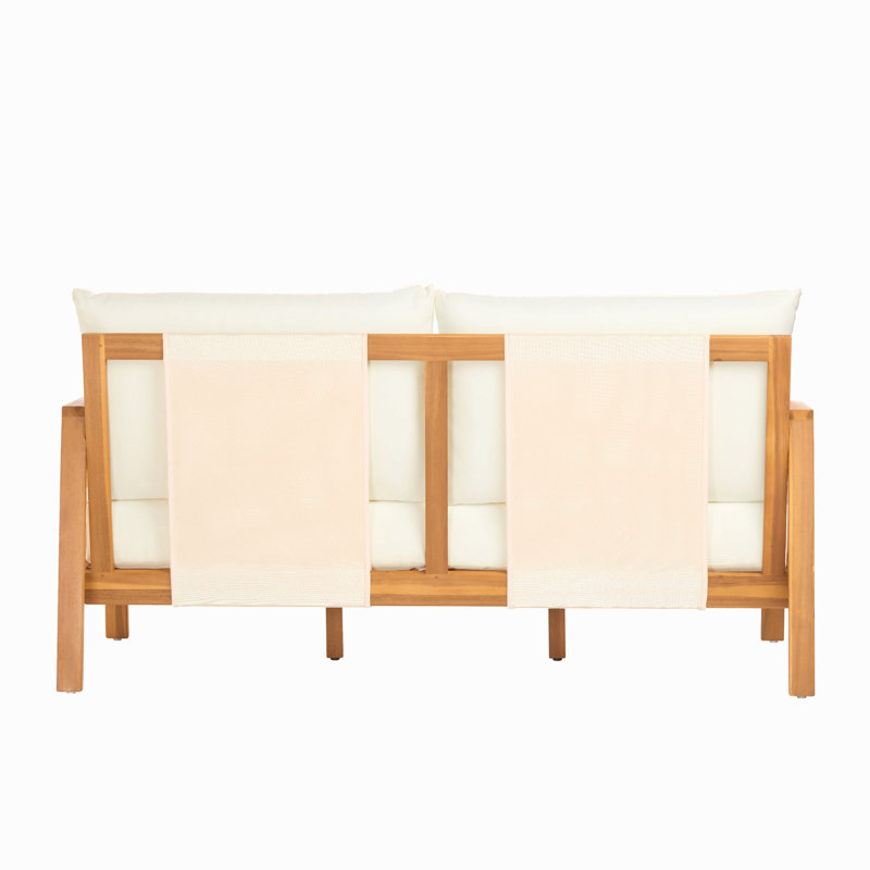 Ensemble de canapé 2 pièces avec coussins d'extérieur et table basse