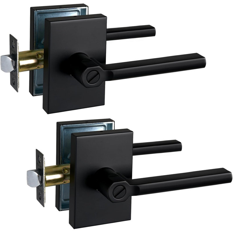 Levier de porte, Noir mat