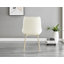 Seline Modern Round Dining Table Set in Glass and Chrome with 2 Luxury Velvet Leather Chairs-1555725788