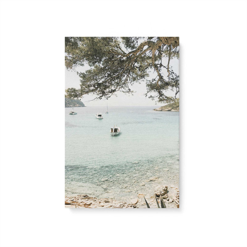 Impression sur toile Peaceful Ocean Cove, Toile tendue, H 30 po x l 20 po x P 1,25 po