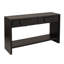 Sleek Black Console Table With Storage Drawers