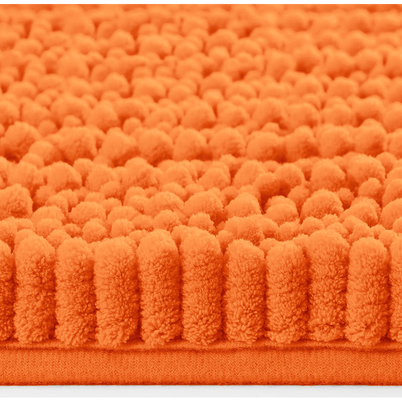 Tapis de salle de bain 30 po x 20 po, Orange