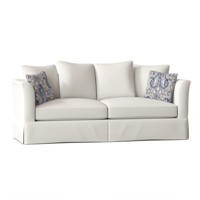 Charlene 85'' Slipcovered Sleeper Sofa