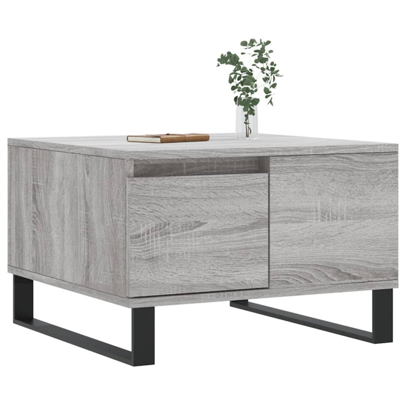 Ayluardo Sled Coffee Table with Storage, Grey Sonoma