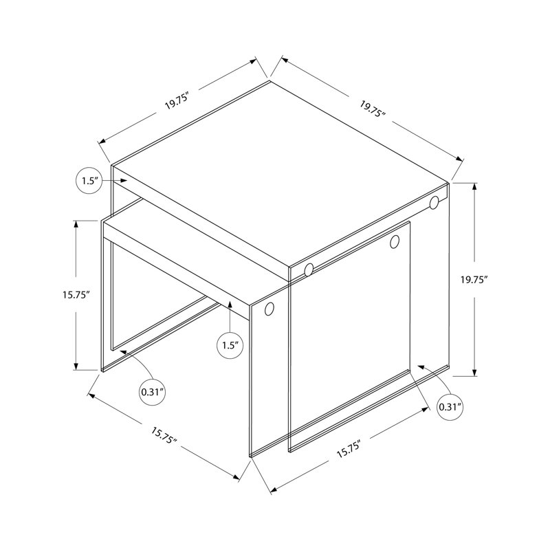 Table gigogne