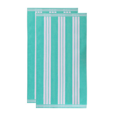 Chira Striped Cotton Beach Towel