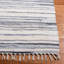 Tapis abstrait en coton tissé à la main Fales Rag-1305254497