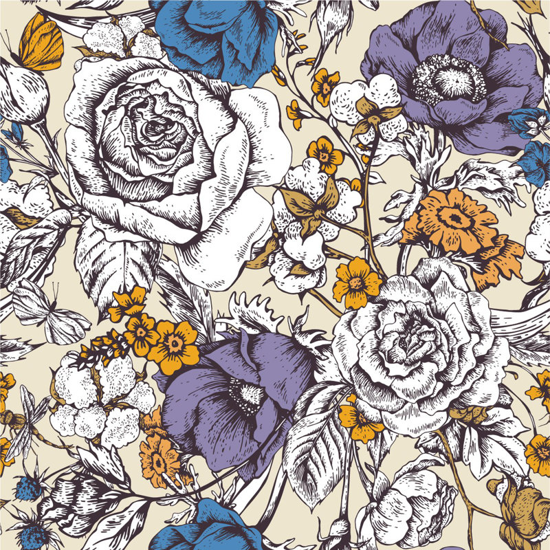 Peel & Stick Wall Mural, 10.42' W x 10.42' L