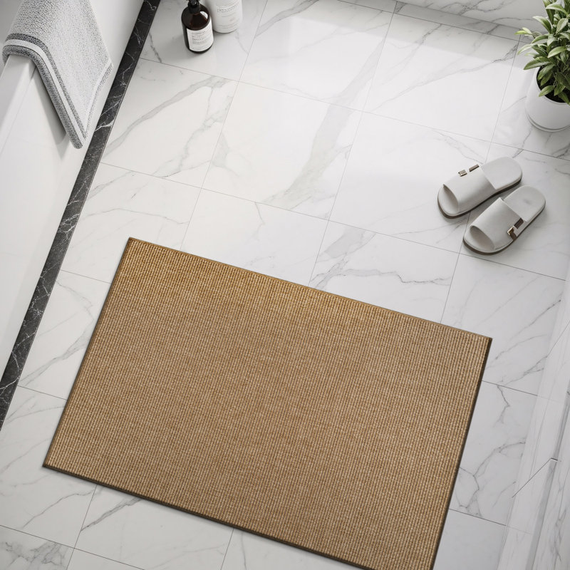 Indoor Outdoor Area Rug, Beige, Rectangle 2' x 3'