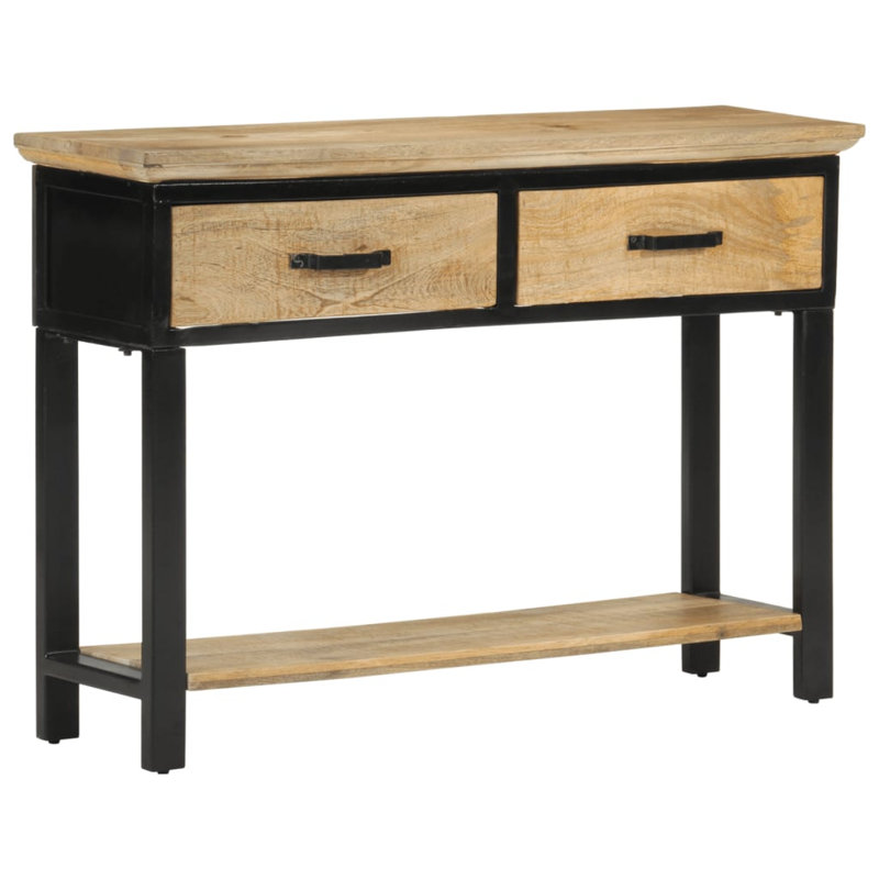 Netta 110cm Solid Wood Top Console Table