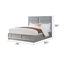 Atlas Modern 4-Piece Bedroom Set with Upholstered Storage Bed, Dual Nightstands & Dresser-59504425