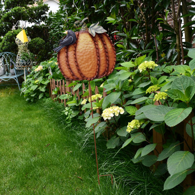 Piquet de jardin citrouille