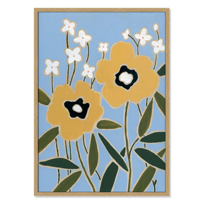 Maura "Woodblock Floral II" Print