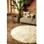Bridgelands White Faux Sheepskin Fur Area Rug