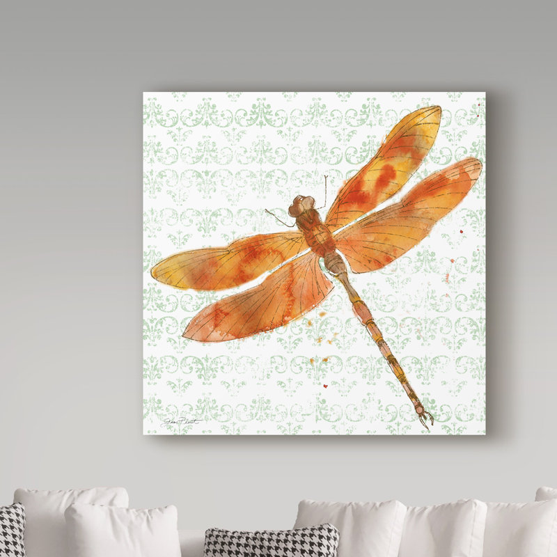 Deagen «Dragonfly Bliss 4», impression sur toile tendue, H 14 po x l 14 po x P 2 po