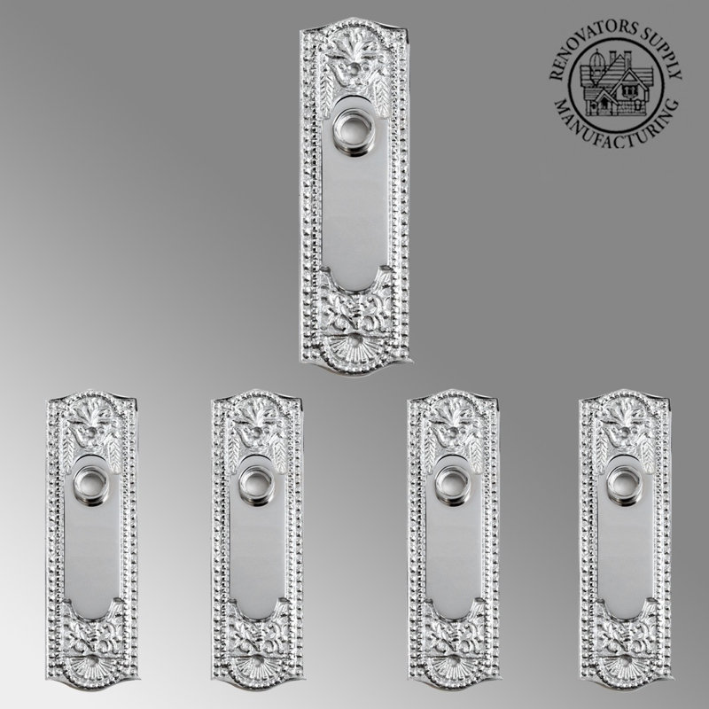 0.5'' Center to Center Chrome Knob Backplate