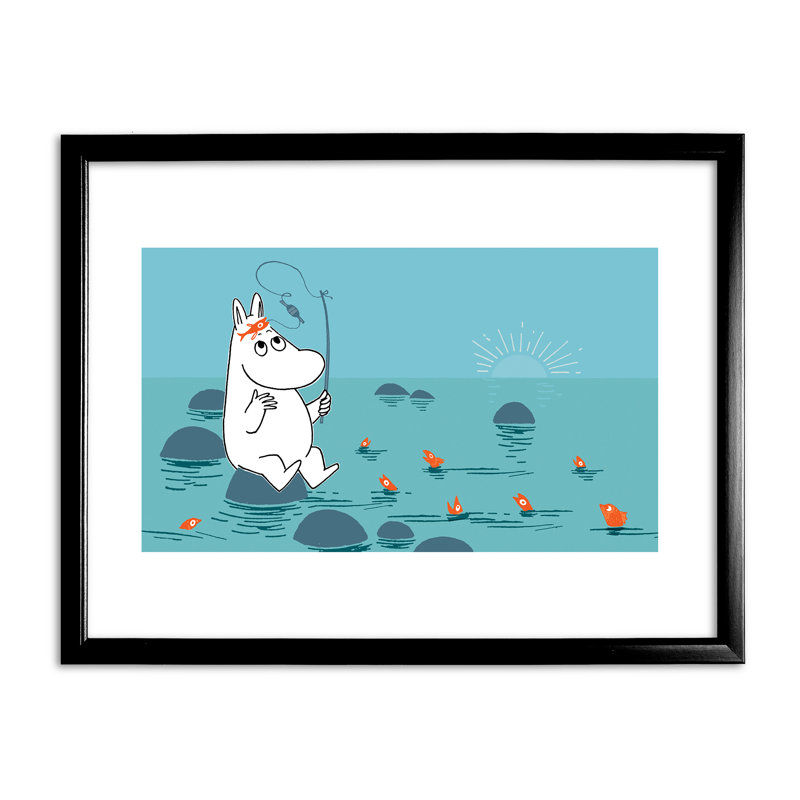Gardendale Tove Jansson - Single Picture Frame Print, Black