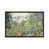 Toile avec cadre en bois brun classique