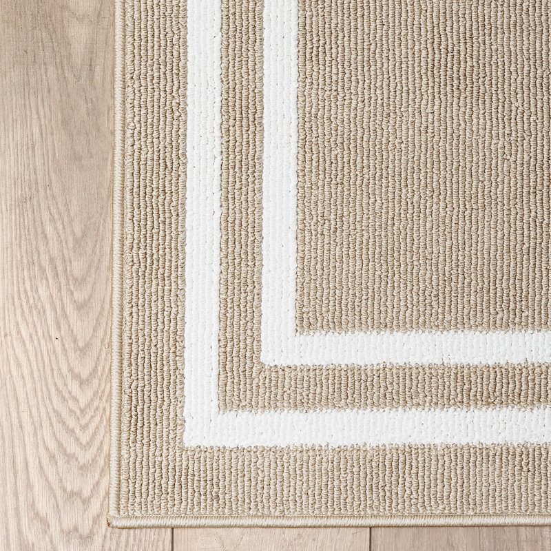 Jean Pierre Double Border All Loop Tufted Rugs