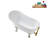 51.2'' x 25.6'' Soaking Acrylic Bathtub-72770402-76231119