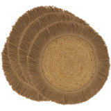 Islander Jute No Pattern Round Placemat