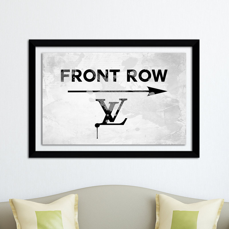 " Front Row Lv ", 27.5" H x 39.5" W, Paper Framed