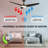 56" Smart DC Ceiling Fan with light, Remote control