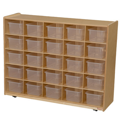 Natural Environments 25 Compartment Manufactured Wood Cubby