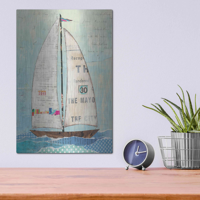 «At The Regatta III» par Courtney Prahl, H 16 po x l 12 po
