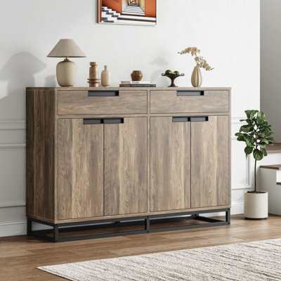 Buffet 55 po avec 2 tiroirs et 4 portes
