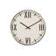Horloges, horloge murale ronde 20 po, noir, blanc, moderne