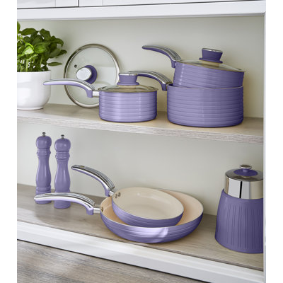 11 - Piece Non-Stick Stainless Steel Cookware Set