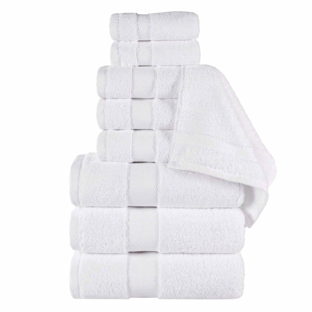 Niles 9 Piece Egyptian Giza Cotton Towel Set Hokku Designs 
