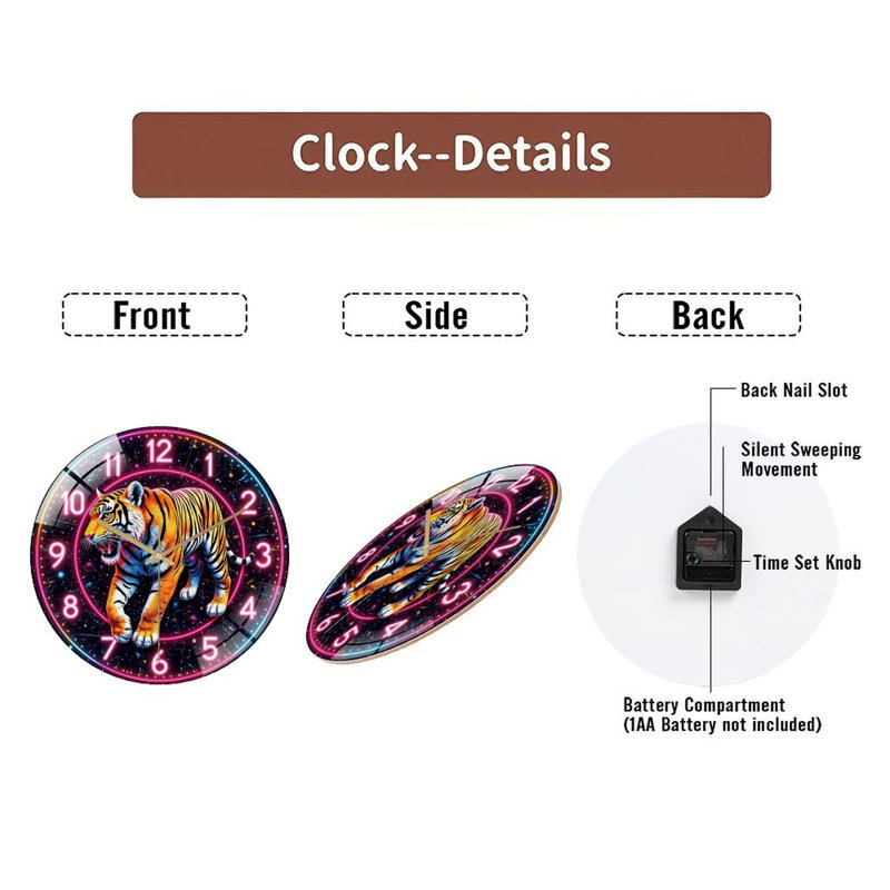 Horloge murale 12 po