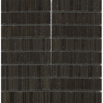 Newtro Black 12 in. x 12 in. Glossy Ceramic Wall Tile (14.24 sq. ft./Case)