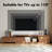 Modern Extendable TV Stand with Drawer and Cabinet Storage